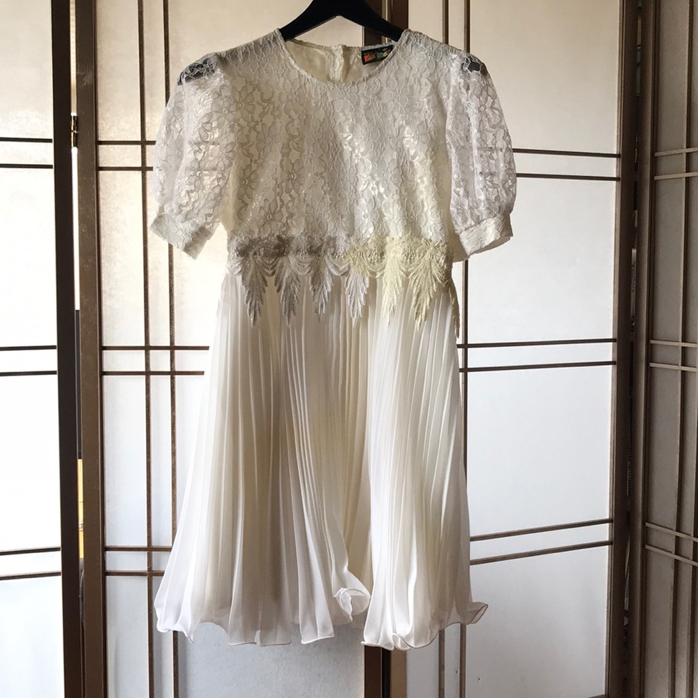 Girls white dress